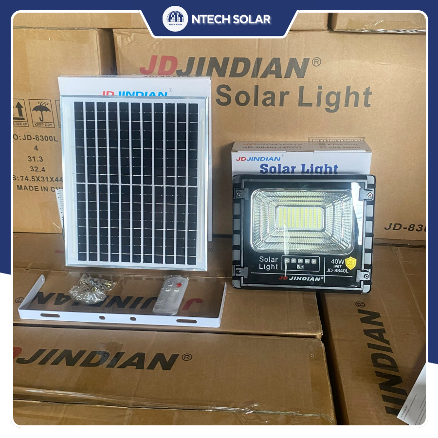Đèn led năng lượng mặt trời 40W JD-8840L-0