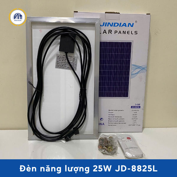 Đèn năng lượng mặt trời 25W JD-8825L-6
