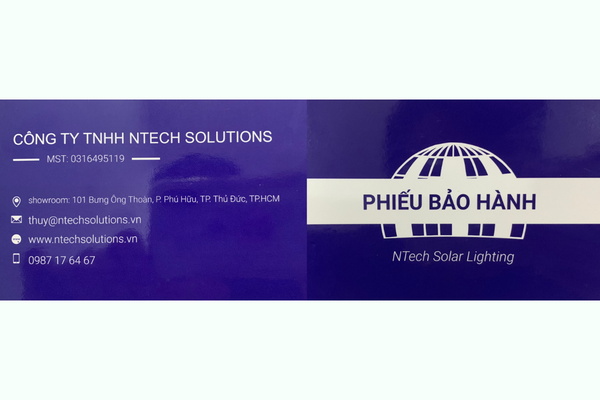 Phiếu bảo hành NTech