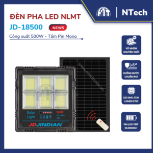 Đèn pha năng lượng mặt trời 500w JD-18500