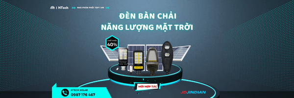 Đèn bàn chải năng lượng mặt trời