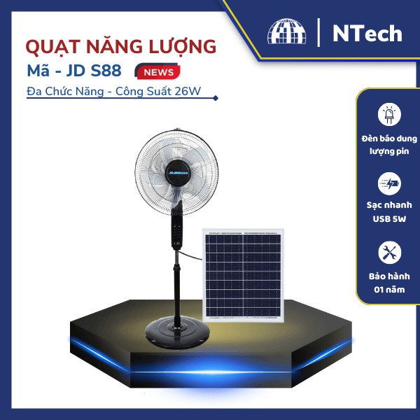 Quạt năng lượng mặt trời jds88