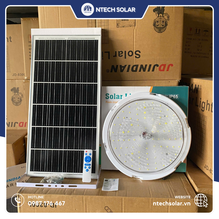 Đèn ốp trần năng lượng mặt trời 500w NT-LC500