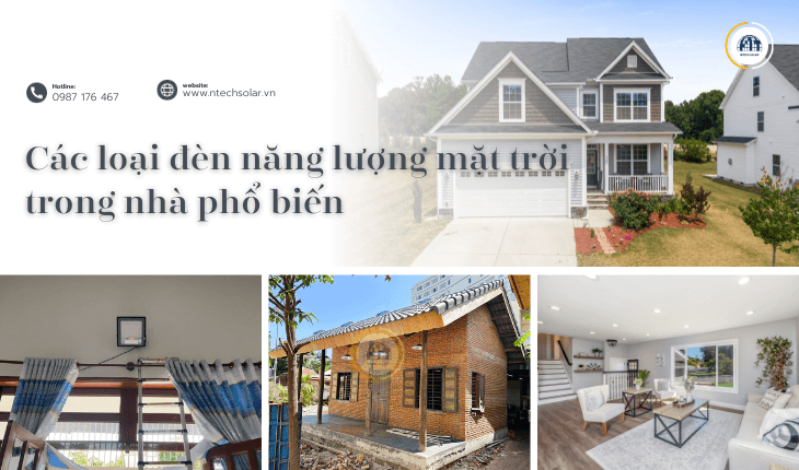 Các loại đèn năng lượng mặt trời trong nhà phổ biến