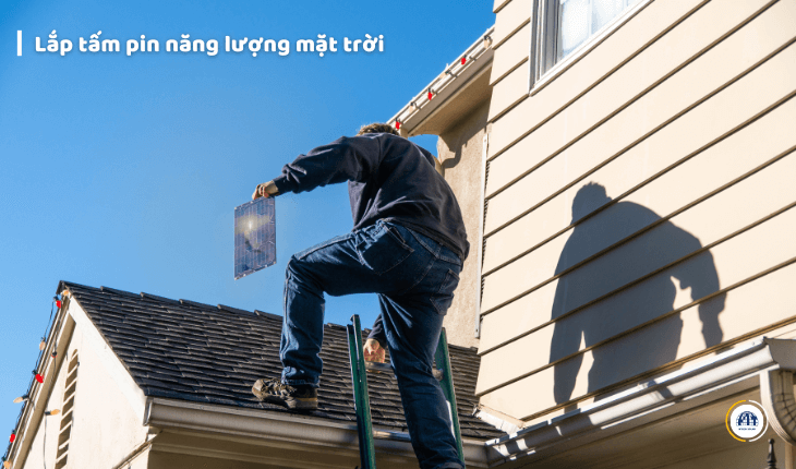 Lắp đặt tấm pin năng lượng mặt trời