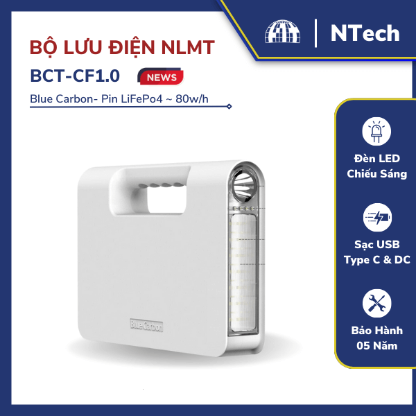 Bộ tích điện năng lượng mặt trời Blue Carbon BCT-CF1.0