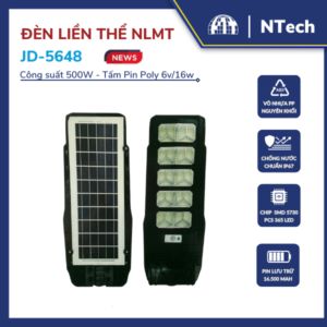 Đèn năng lượng mặt trời liền thể 400w JD5648