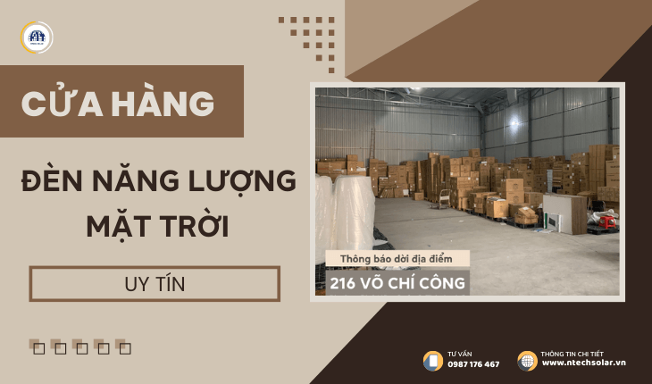 cửa hàng đèn năng lượng mặt trời