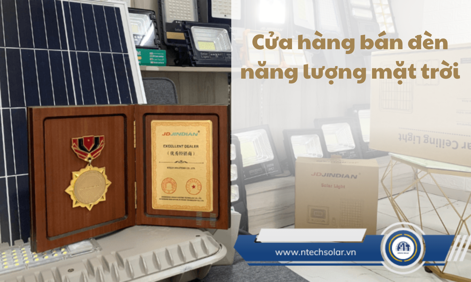 Cửa hàng bán đèn năng lượng mặt trời