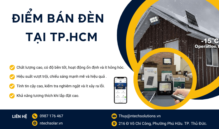 Điểm bán đèn năng lượng mặt trời uy tín tại TP.HCM