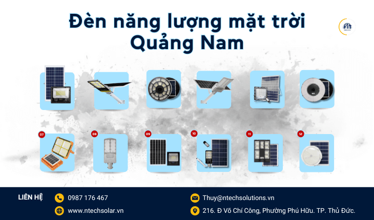 Đèn năng lượng mặt trời Quảng Nam