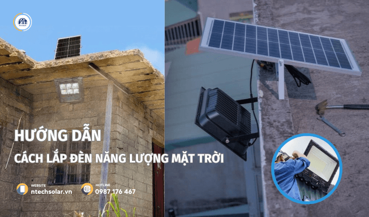 Hướng dẫn lắp đèn năng lượng mặt trời