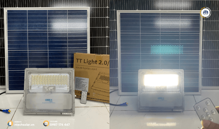 Đèn năng lượng mặt trời blue carbon 500w