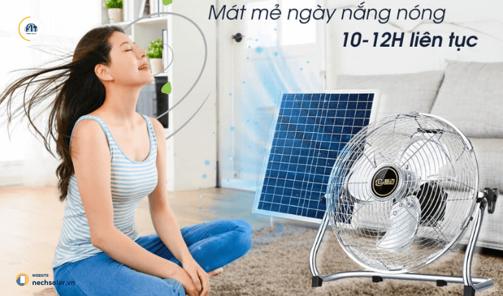 quạt bằng năng lượng mặt trời