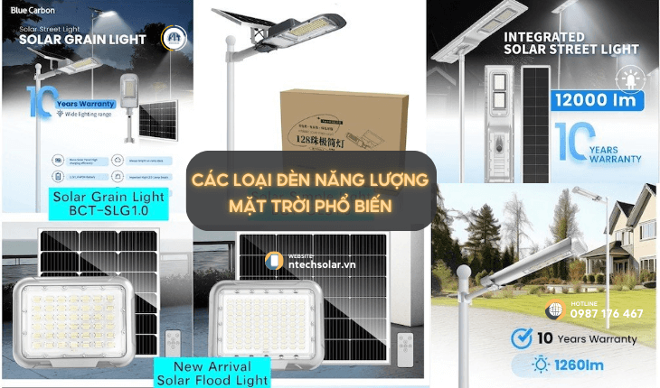 Các loại đèn năng lượng mặt trời trên thị trường