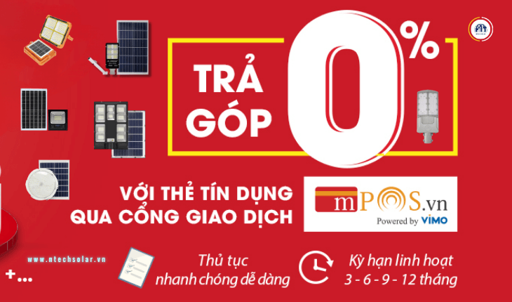 Mua trả góp đèn năng lượng mặt trời