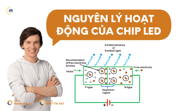 Nguyên lý hoạt động của chip led