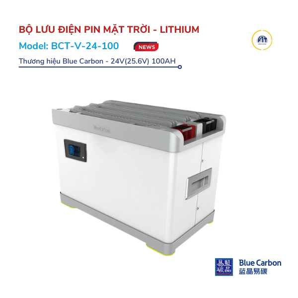 Bình lưu điện năng lượng mặt trời 24v 100ah