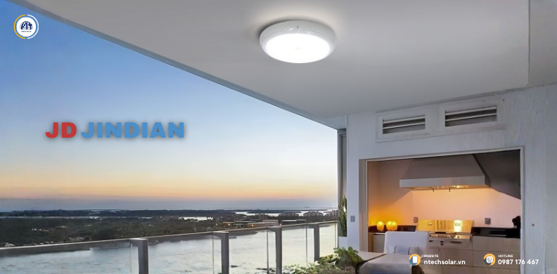 Đèn ốp trần năng lượng mặt trời Jindian