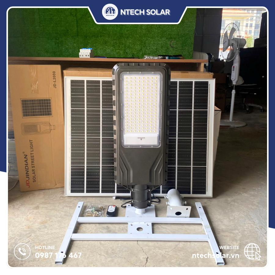 Đèn đường năng lượng mặt trời 2000W JD-L2000