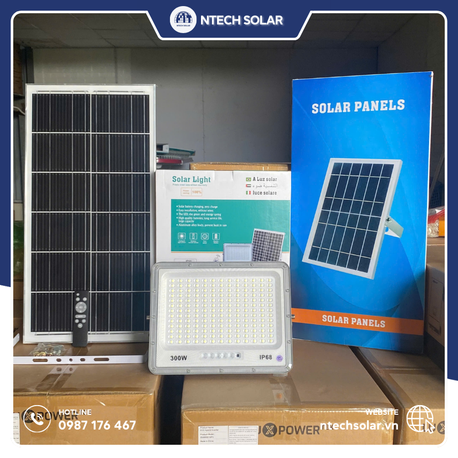 Đèn năng lượng mặt trời chống chói 300w NT-SA300