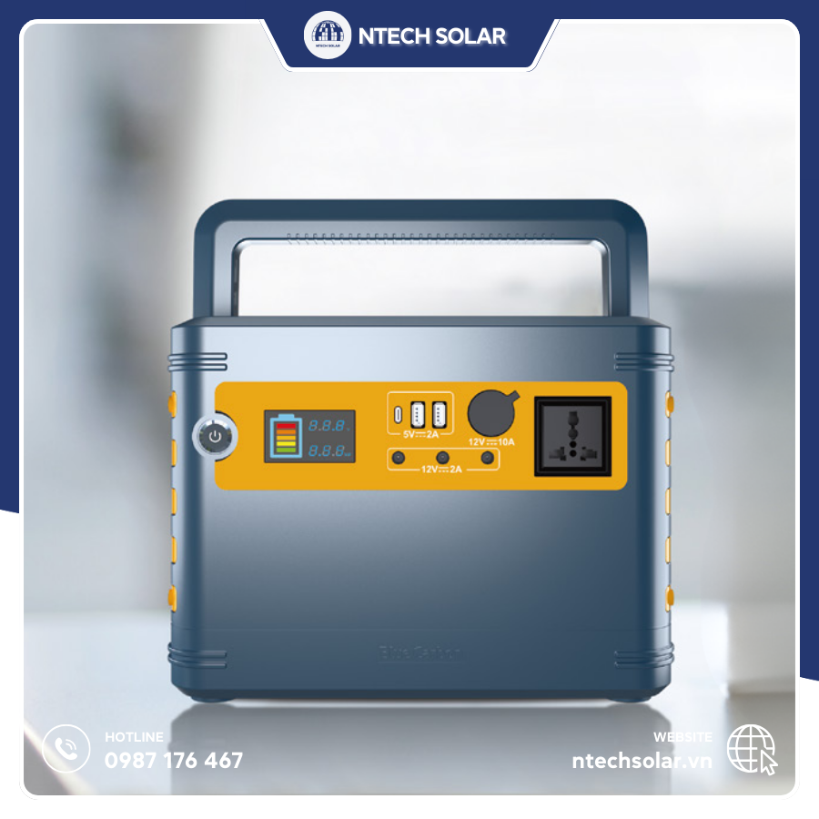 Bộ lưu điện năng lượng mặt trời 1kwh Blue Carbon
