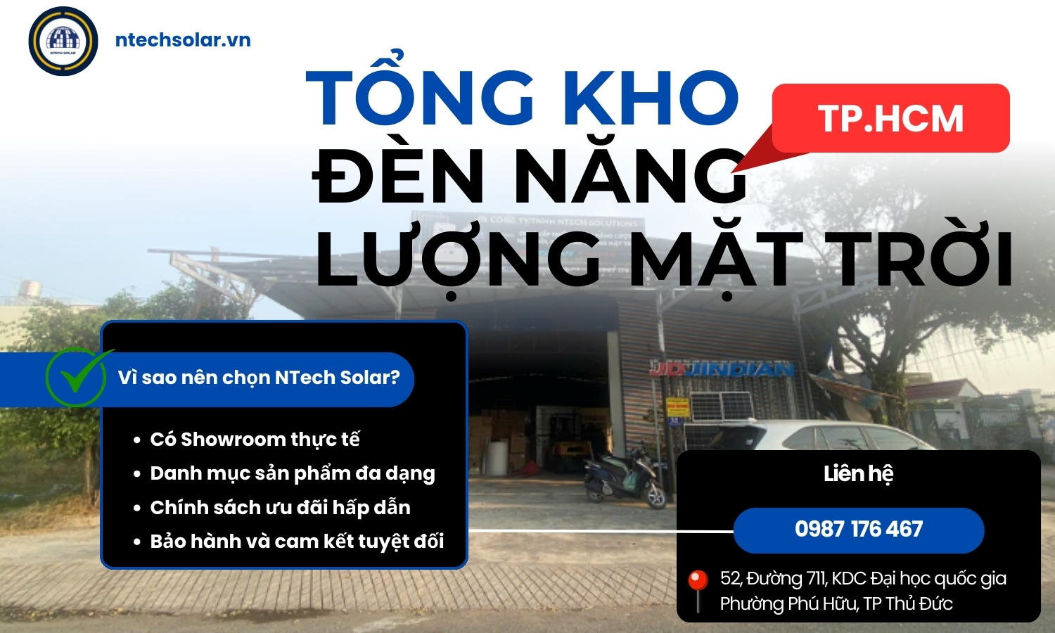 Tổng kho đèn năng lượng mặt trời chính hãng tại TPHCM