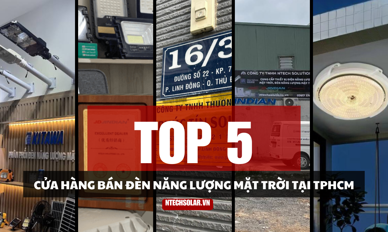 Cửa hàng bán đèn năng lượng mặt trời tại TPHCM uy tín giá tốt