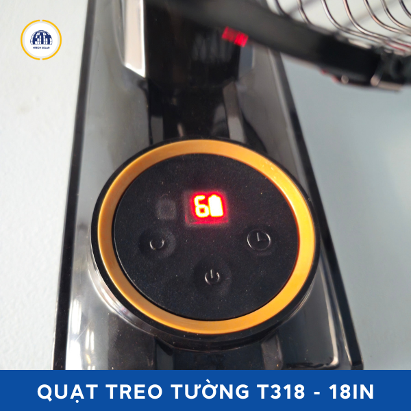 Quạt treo tường năng lượng mặt trời công suất lớn T318-2