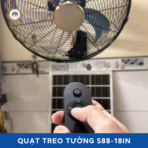 Quạt năng lượng mặt trời công suất lớn s88 18 in