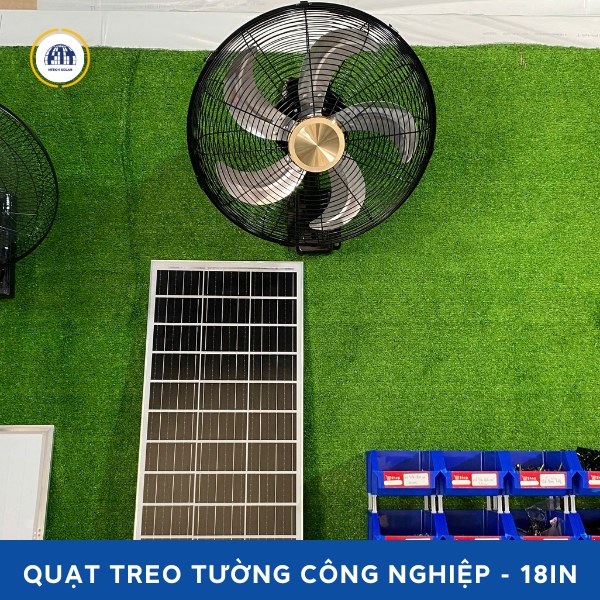 Quạt năng lượng mặt trời treo tường công suất lớn S88-18IN