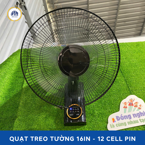 Quạt treo tường năng lượng mặt trời công suất lớn T318