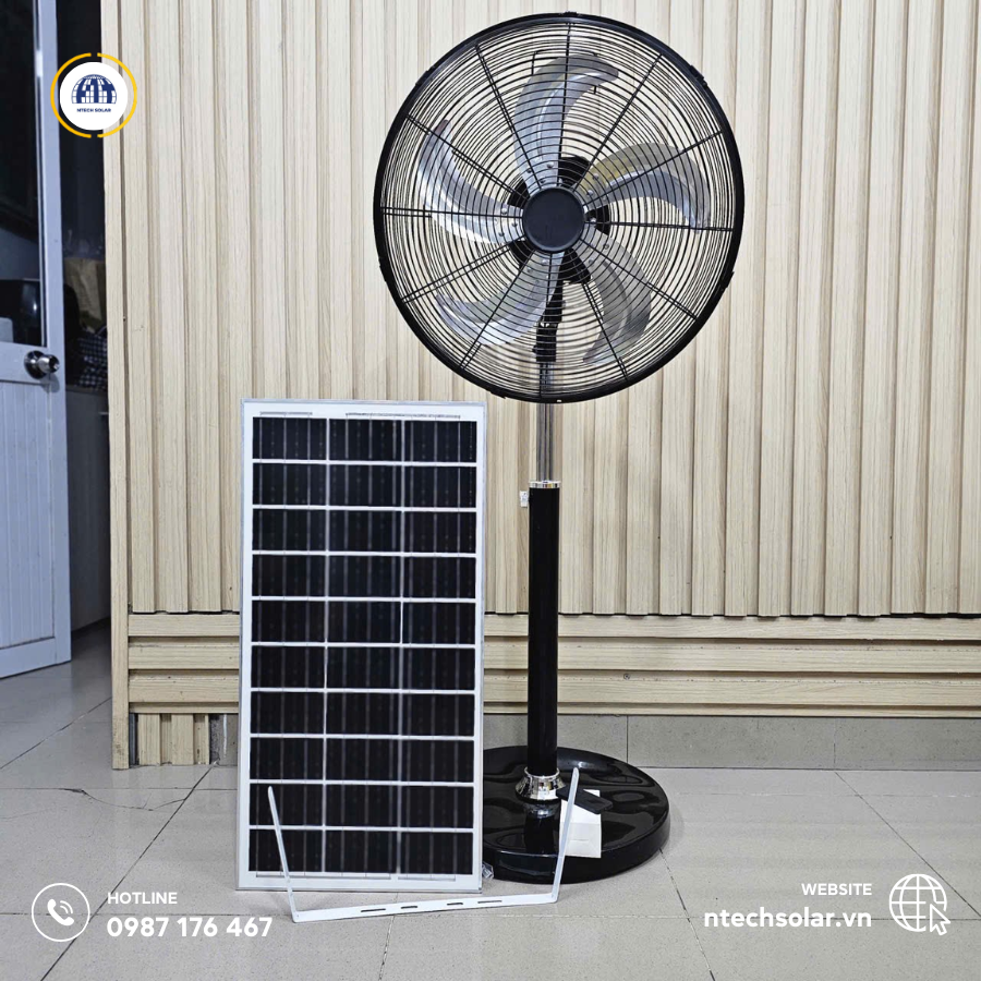 Quạt Năng Lượng Mặt Trời Công Nghiệp Dạng Đứng Model S88-18