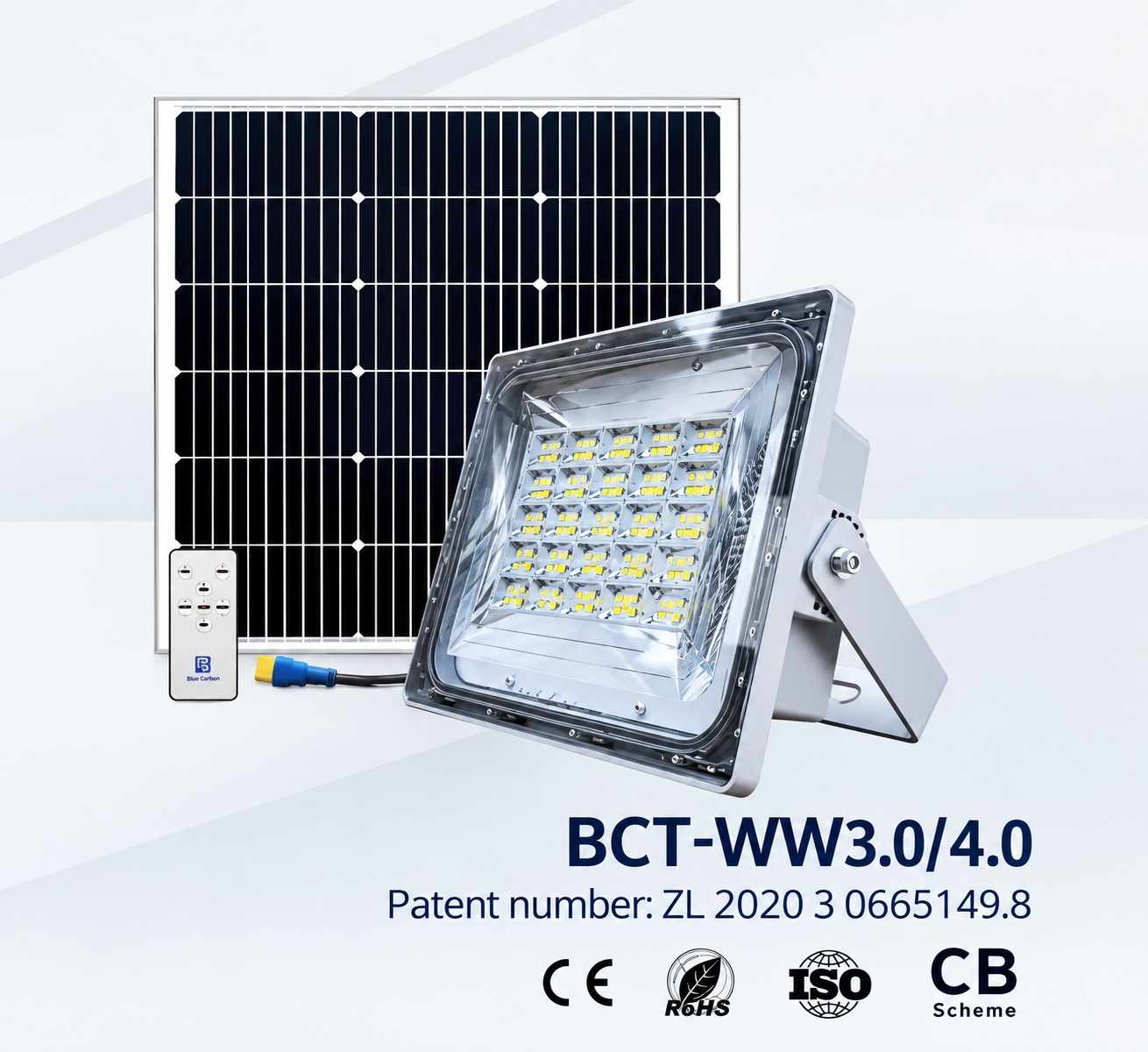 Đèn pha năng lượng mặt trời 300W