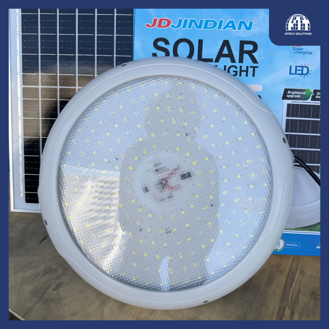 Đèn Năng Lượng Mặt Trời Ốp Trần 500W Jindian JD-U500L-1