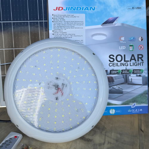 Đèn Năng Lượng Mặt Trời Ốp Trần 300W Jindian JD-U300L-3